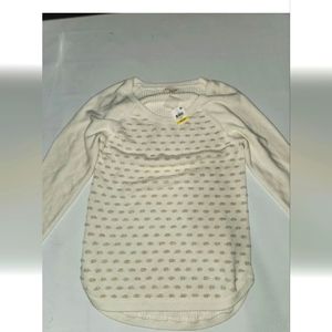 nwt maison jules crew neck sweater size medium